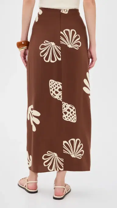 Dress To Brown aritime Front Knot Maxi Skirt Brown aritime | Thumbnail 3 Dress To Brown aritime Front Knot Maxi Skirt Brown aritime | Thumbnail 3