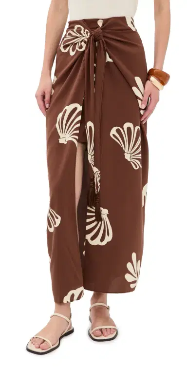 Dress To Brown aritime Front Knot Maxi Skirt Brown aritime | Thumbnail 1 Dress To Brown aritime Front Knot Maxi Skirt Brown aritime | Thumbnail 1