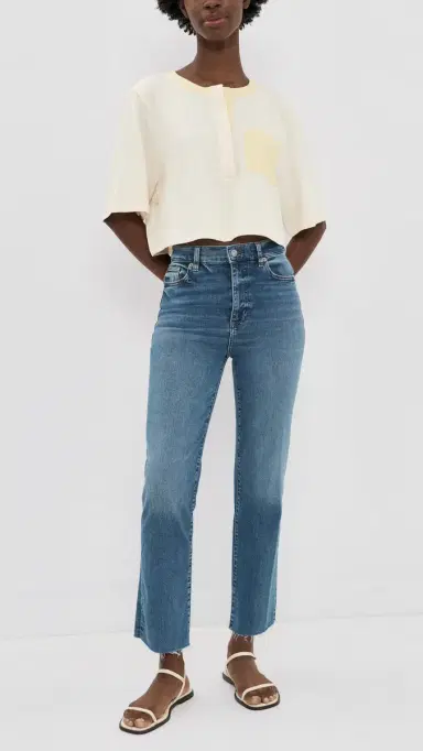 Frame Le Sleek Straight Jeans | Thumbnail 5 Frame Le Sleek Straight Jeans | Thumbnail 5