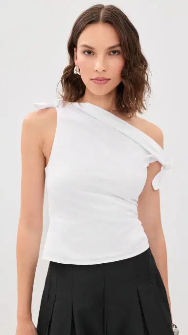 Staud Bellaria Top White 6 | Thumbnail 2 Staud Bellaria Top White 6 | Thumbnail 2