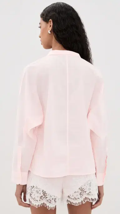 MAUDE CLUB Dakota Button Down Shirt Baby Pink | Thumbnail 3 MAUDE CLUB Dakota Button Down Shirt Baby Pink | Thumbnail 3
