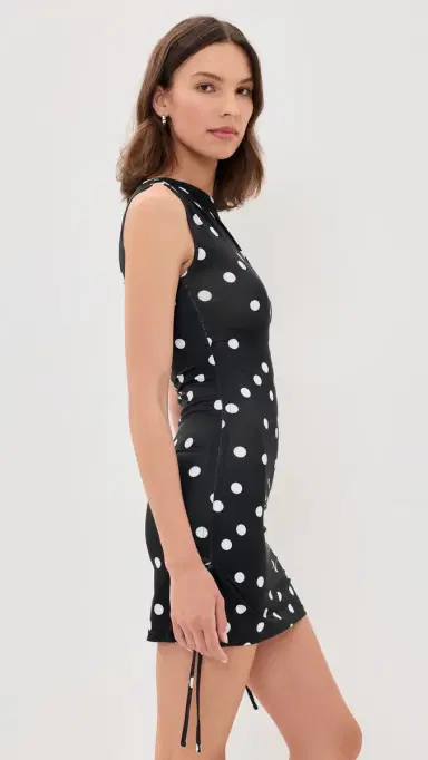 Lioness Original Sin Mini Dress Noir Polka | Thumbnail 4 Lioness Original Sin Mini Dress Noir Polka | Thumbnail 4