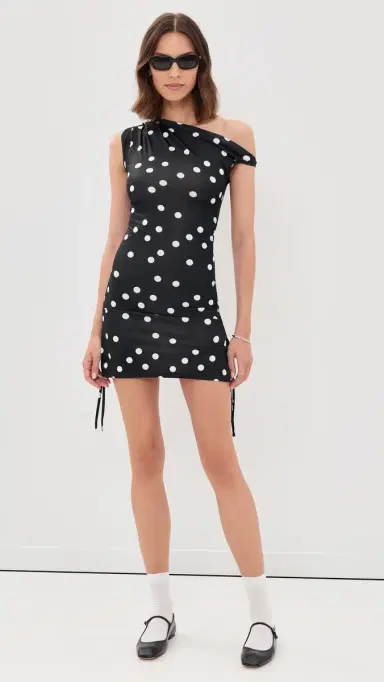 Lioness Original Sin Mini Dress Noir Polka | Thumbnail 5 Lioness Original Sin Mini Dress Noir Polka | Thumbnail 5