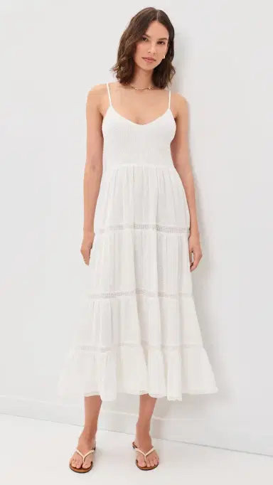 Z Supply Behati Eyelet Maxi Dress White | Thumbnail 2 Z Supply Behati Eyelet Maxi Dress White | Thumbnail 2