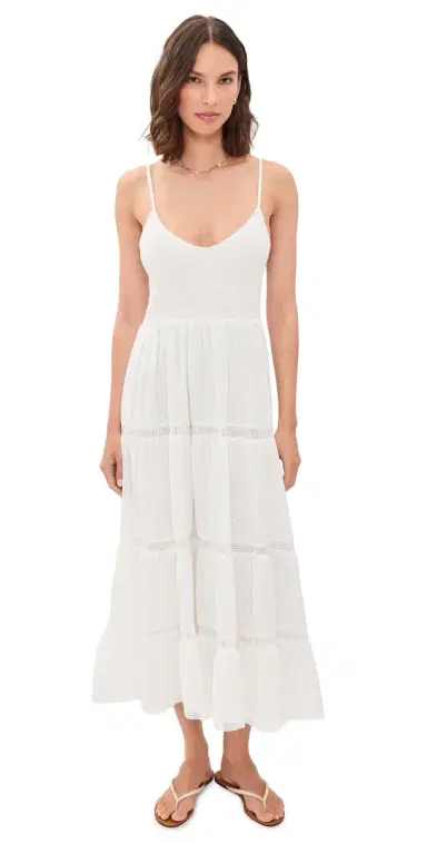 Z Supply Behati Eyelet Maxi Dress White | Thumbnail 1 Z Supply Behati Eyelet Maxi Dress White | Thumbnail 1