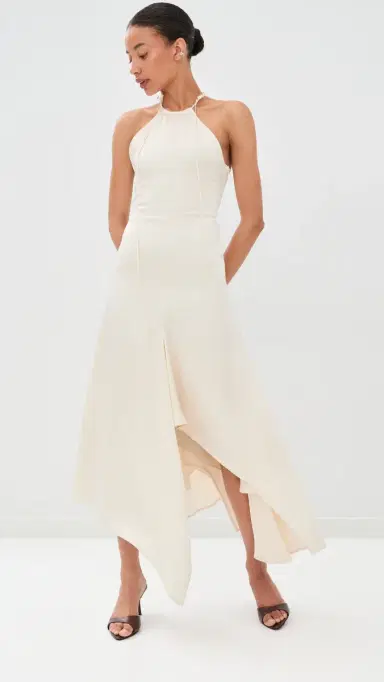 Victoria Beckham Halter Neck Draped Dress | Thumbnail 5 Victoria Beckham Halter Neck Draped Dress | Thumbnail 5