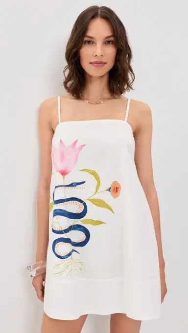Cleobella elusine Mini Dress ontecito Placed Print | Thumbnail 2 Cleobella elusine Mini Dress ontecito Placed Print | Thumbnail 2