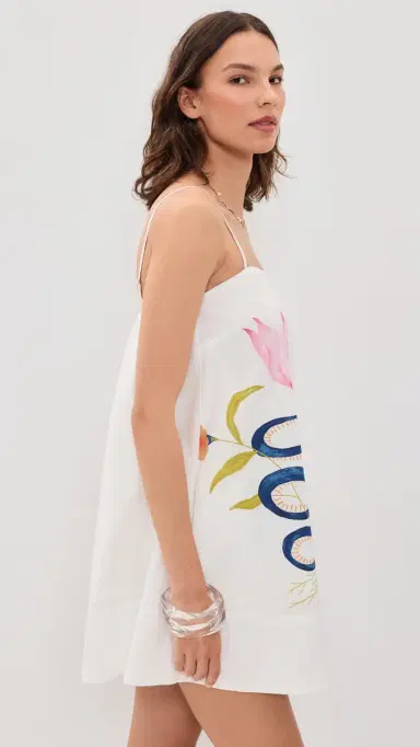 Cleobella elusine Mini Dress ontecito Placed Print | Thumbnail 4 Cleobella elusine Mini Dress ontecito Placed Print | Thumbnail 4