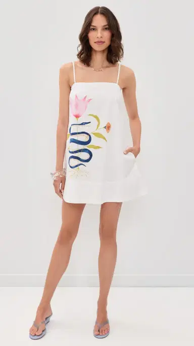 Cleobella elusine Mini Dress ontecito Placed Print | Thumbnail 5 Cleobella elusine Mini Dress ontecito Placed Print | Thumbnail 5