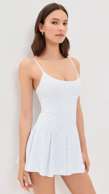 LoveShackFancy Keelyn Dress Blue erve | Thumbnail 2 LoveShackFancy Keelyn Dress Blue erve | Thumbnail 2