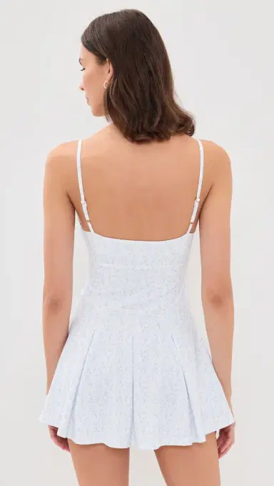 LoveShackFancy Keelyn Dress Blue erve | Thumbnail 3 LoveShackFancy Keelyn Dress Blue erve | Thumbnail 3