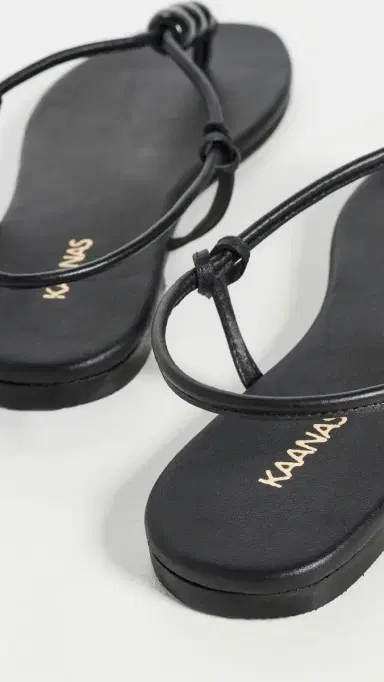 Kaanas Vitoria Sandals Black 9 | Thumbnail 4 Kaanas Vitoria Sandals Black 9 | Thumbnail 4