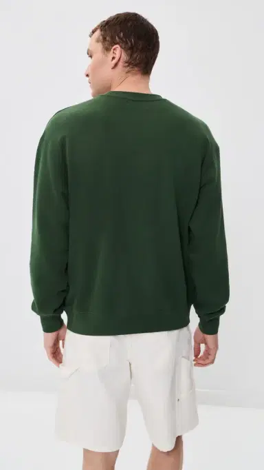 Museum of Peace and Quiet Diner Crewneck Sweatshirt Forest | Thumbnail 3 Museum of Peace and Quiet Diner Crewneck Sweatshirt Forest | Thumbnail 3