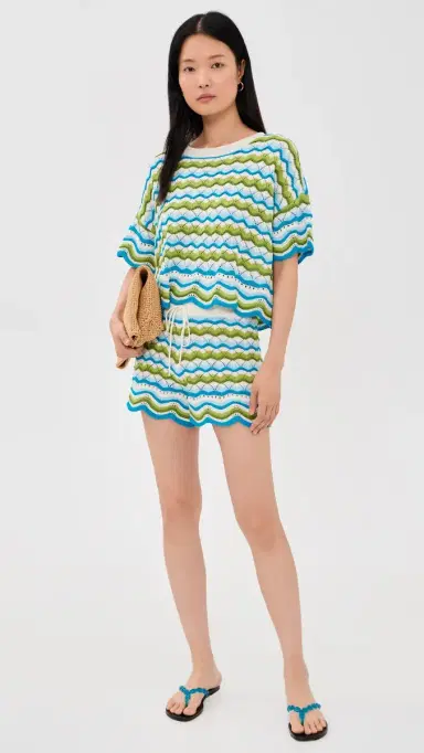 LSPACE unchaser Coverup Shorts Island Breeze | Thumbnail 5 LSPACE unchaser Coverup Shorts Island Breeze | Thumbnail 5