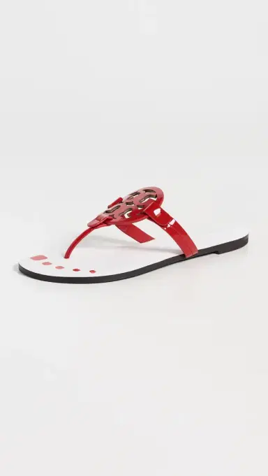 Tory Burch Miller Nail Polish Sandals Flash Red 5 | Thumbnail 2 Tory Burch Miller Nail Polish Sandals Flash Red 5 | Thumbnail 2