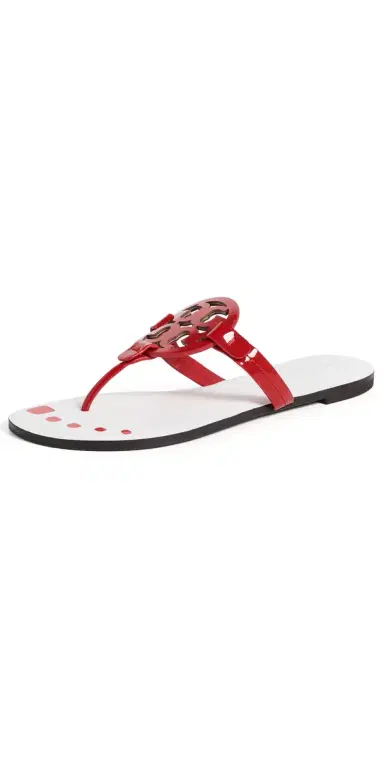 Tory Burch Miller Nail Polish Sandals Flash Red 5 | Thumbnail 1 Tory Burch Miller Nail Polish Sandals Flash Red 5 | Thumbnail 1