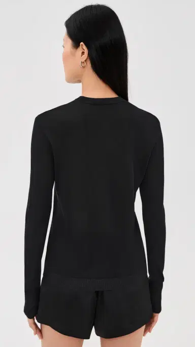 RENGGLI Silk Cashmere Blend Crew Neck Sweater Ink | Thumbnail 3 RENGGLI Silk Cashmere Blend Crew Neck Sweater Ink | Thumbnail 3