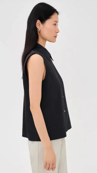 Vince Relaxed Button Down Tank Top | Thumbnail 4 Vince Relaxed Button Down Tank Top | Thumbnail 4