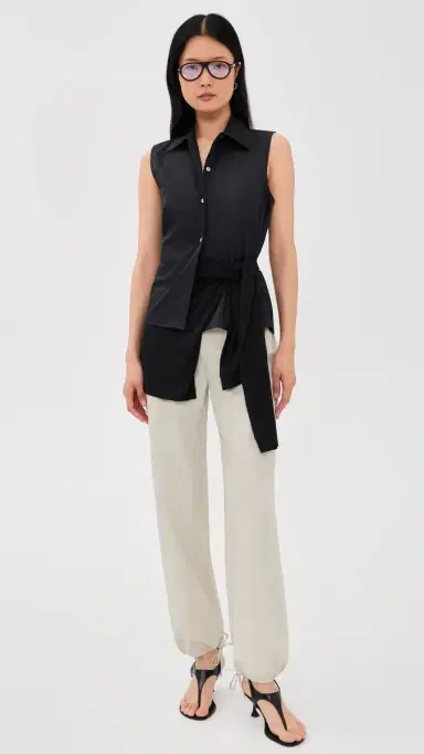 Vince Relaxed Button Down Tank Top | Thumbnail 5 Vince Relaxed Button Down Tank Top | Thumbnail 5