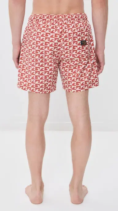 Faherty All Day Swim Trunks 6 Clay Wave Block S | Thumbnail 3 Faherty All Day Swim Trunks 6 Clay Wave Block S | Thumbnail 3