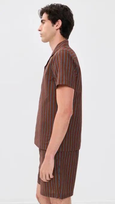 RAILS Amalfi Shirt Rust Navy tripe | Thumbnail 4 RAILS Amalfi Shirt Rust Navy tripe | Thumbnail 4