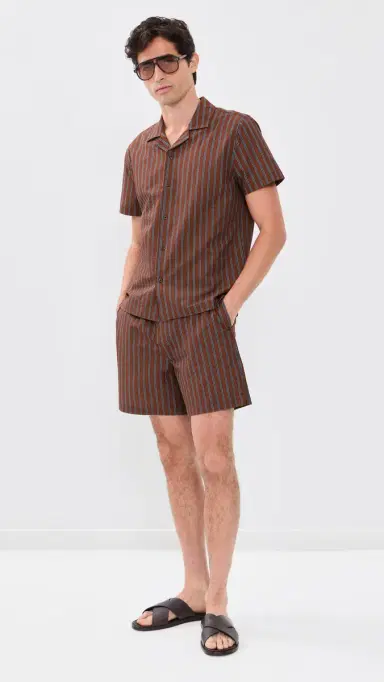 RAILS Amalfi Shirt Rust Navy tripe | Thumbnail 5 RAILS Amalfi Shirt Rust Navy tripe | Thumbnail 5