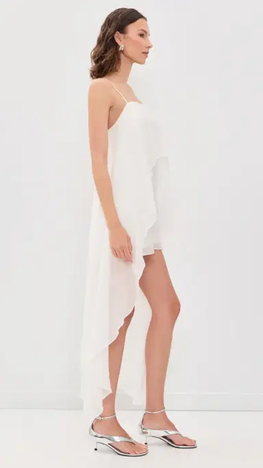 Staud Valencia Mini Dress White | Thumbnail 4 Staud Valencia Mini Dress White | Thumbnail 4