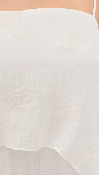 Staud Valencia Mini Dress White | Thumbnail 6 Staud Valencia Mini Dress White | Thumbnail 6