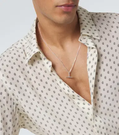 Tom Ford T sterling silver pendant necklace | Thumbnail 4 Tom Ford T sterling silver pendant necklace | Thumbnail 4