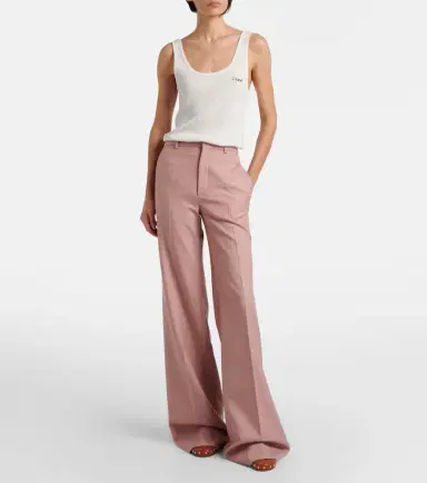 Chloé Chloé Virgin wool flared pants | Thumbnail 2 Chloé Chloé Virgin wool flared pants | Thumbnail 2