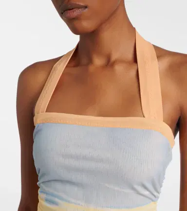 SIR Printed halterneck mesh minidress | Thumbnail 6 SIR Printed halterneck mesh minidress | Thumbnail 6