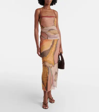SIR Printed mesh maxi skirt | Thumbnail 2 SIR Printed mesh maxi skirt | Thumbnail 2