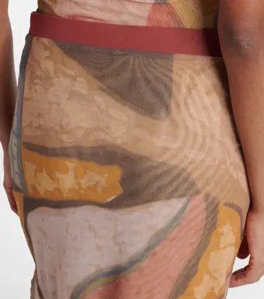 SIR Printed mesh maxi skirt | Thumbnail 4 SIR Printed mesh maxi skirt | Thumbnail 4