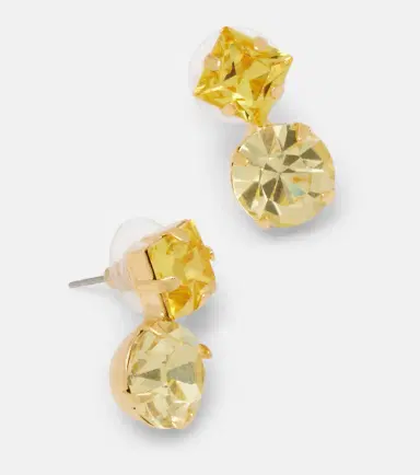 Jennifer Behr Gaven embellished gold-plated earrings | Thumbnail 4 Jennifer Behr Gaven embellished gold-plated earrings | Thumbnail 4