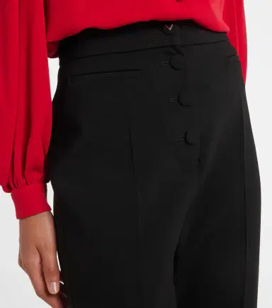 Valentino VGold wool-blend straight pants | Thumbnail 4 Valentino VGold wool-blend straight pants | Thumbnail 4