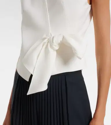 Max Mara Draped cady vest | Thumbnail 5 Max Mara Draped cady vest | Thumbnail 5