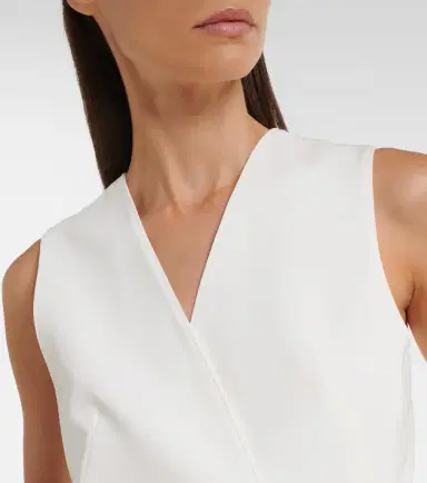 Max Mara Draped cady vest | Thumbnail 6 Max Mara Draped cady vest | Thumbnail 6