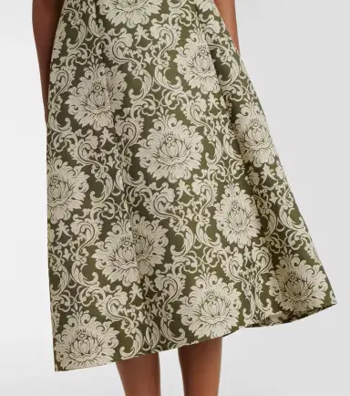 'S Max Mara Embellished cotton-blend jacquard midi dress | Thumbnail 2 'S Max Mara Embellished cotton-blend jacquard midi dress | Thumbnail 2
