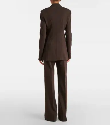 Sportmax Belted crêpe straight pants | Thumbnail 2 Sportmax Belted crêpe straight pants | Thumbnail 2