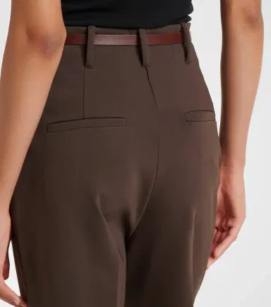 Sportmax Belted crêpe straight pants | Thumbnail 5 Sportmax Belted crêpe straight pants | Thumbnail 5