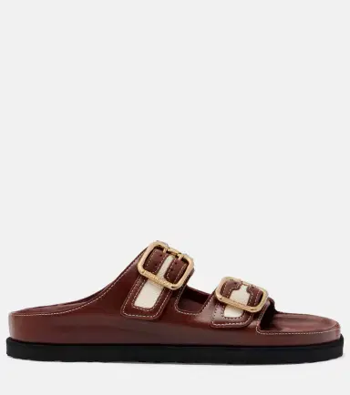 Birkenstock 1774 Arizona leather and canvas sandals | Thumbnail 3 Birkenstock 1774 Arizona leather and canvas sandals | Thumbnail 3