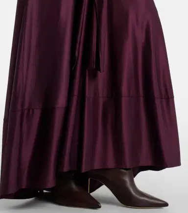 Rabanne Gathered satin maxi skirt | Thumbnail 5 Rabanne Gathered satin maxi skirt | Thumbnail 5