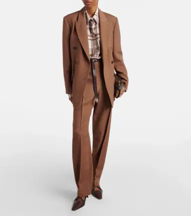 Brunello Cucinelli Wool-blend suit pants | Thumbnail 4 Brunello Cucinelli Wool-blend suit pants | Thumbnail 4