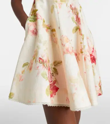 Zimmermann Lucky Picnic floral linen minidress | Thumbnail 5 Zimmermann Lucky Picnic floral linen minidress | Thumbnail 5