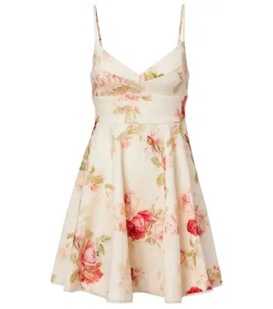 Zimmermann Lucky Picnic floral linen minidress | Thumbnail 1 Zimmermann Lucky Picnic floral linen minidress | Thumbnail 1
