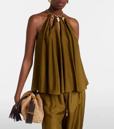 Zimmermann Mahon embellished silk top | Thumbnail 4 Zimmermann Mahon embellished silk top | Thumbnail 4