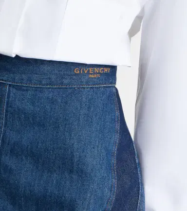 Givenchy Logo denim miniskirt | Thumbnail 2 Givenchy Logo denim miniskirt | Thumbnail 2