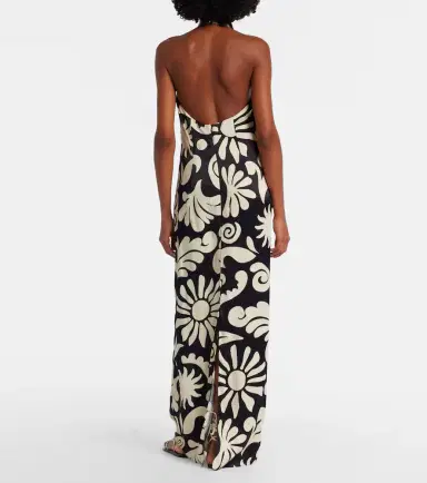 Cala de la Cruz Oliviera printed halterneck maxi dress | Thumbnail 3 Cala de la Cruz Oliviera printed halterneck maxi dress | Thumbnail 3