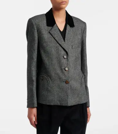 Blazé Milano Blazé Milano Shelley wool-blend tweed blazer | Thumbnail 4 Blazé Milano Blazé Milano Shelley wool-blend tweed blazer | Thumbnail 4