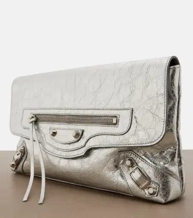 Balenciaga Le City metallic leather clutch | Thumbnail 4 Balenciaga Le City metallic leather clutch | Thumbnail 4